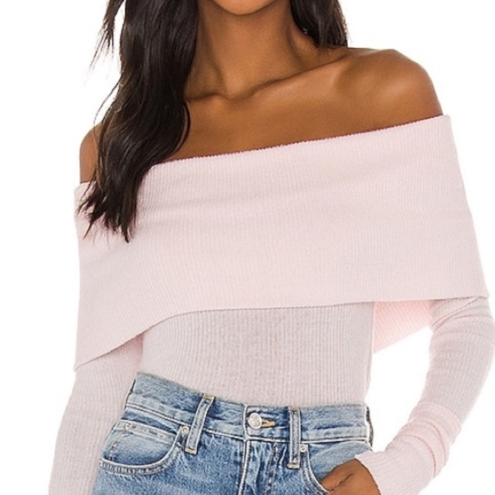 We The Free Snowbunny Long Sleeve Off The Shoulder Top